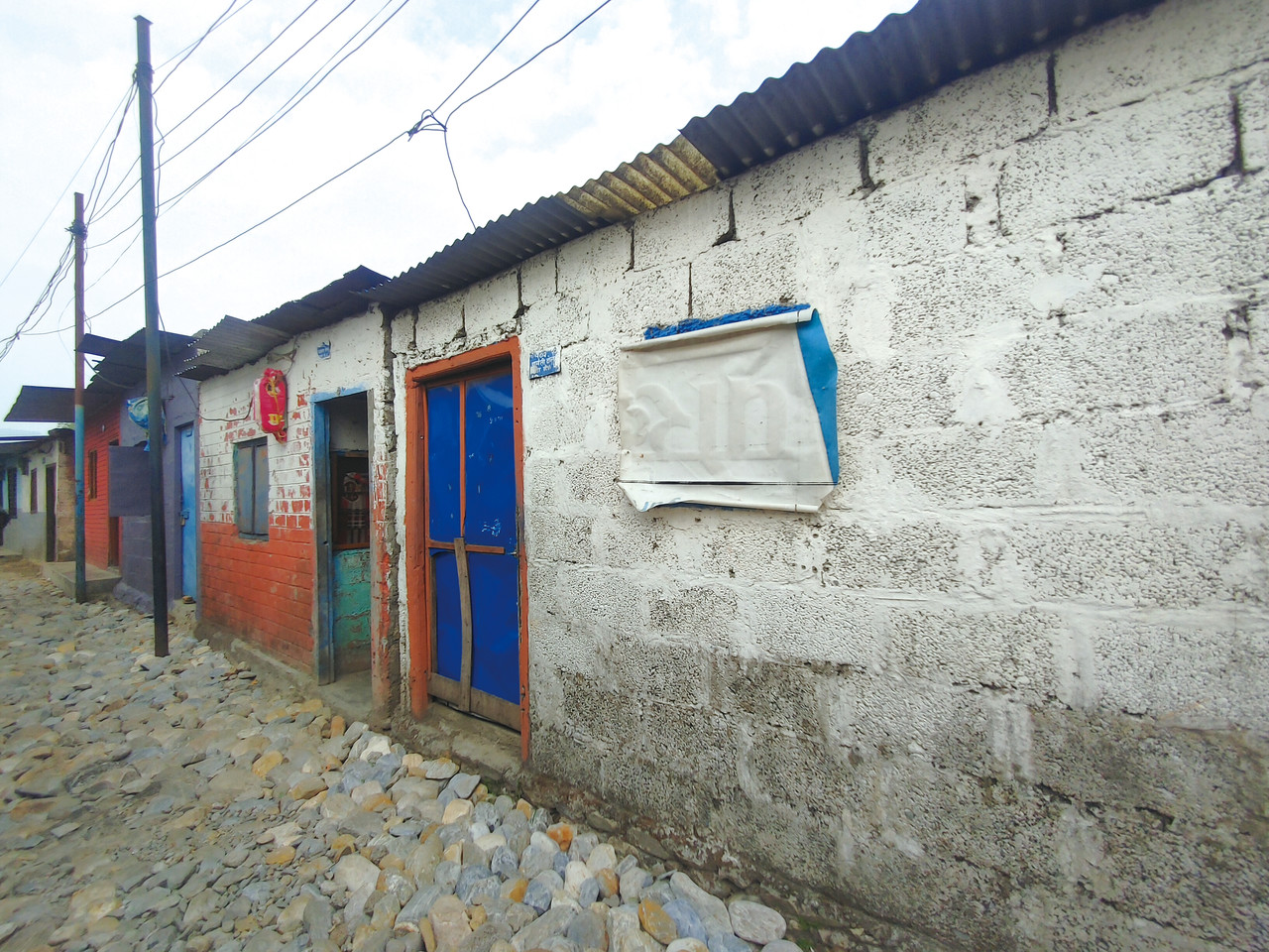 네팔 포카라 옛 공항 근처 빈민촌