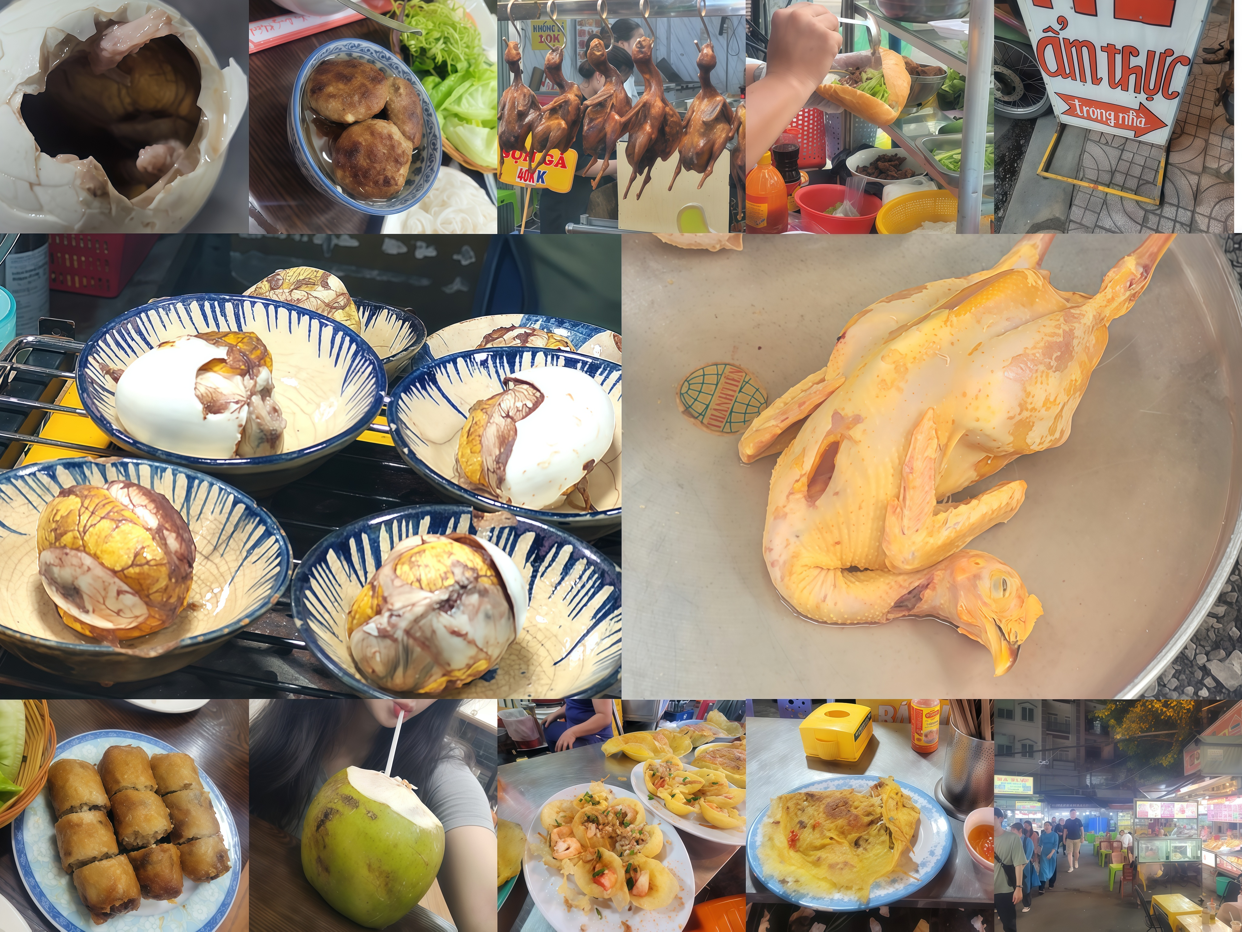 동남아시장을 걷다보면 닭과 자주 안면을 트게 된다.