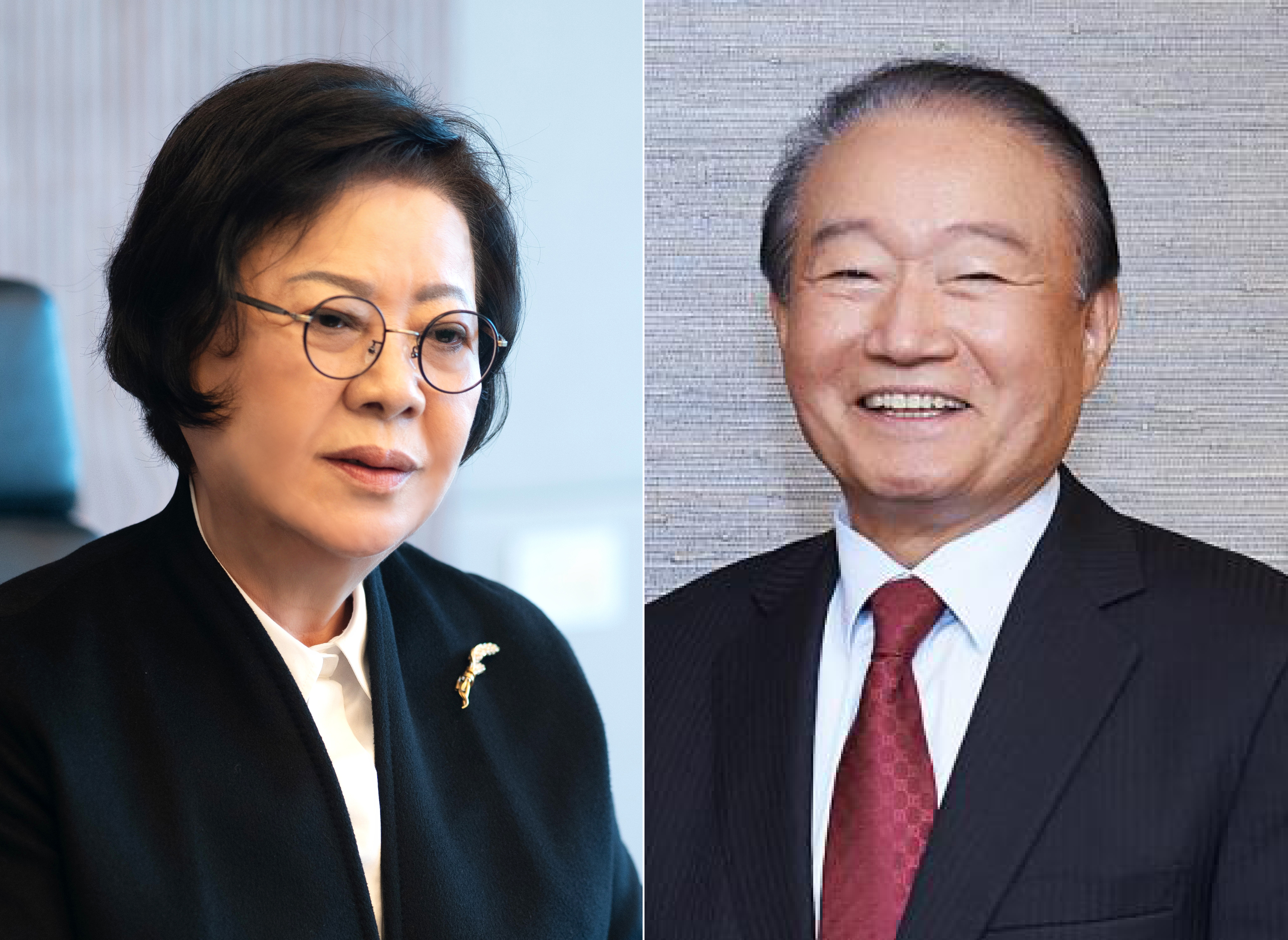 송영숙 한미약품 회장과 故 임성기 창업회장