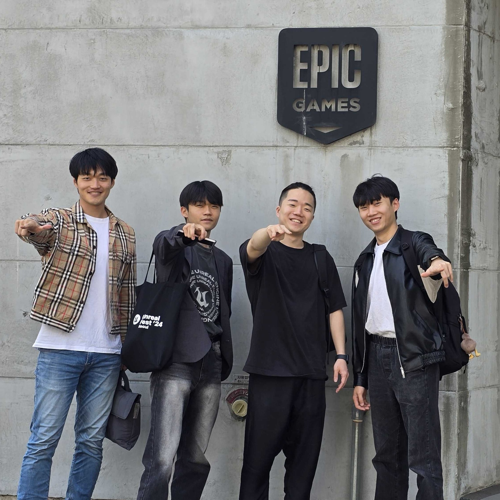 (왼쪽부터) 김세옥 CTO, 서창규 3D Tech Director, 정의준 CEO, 이관형 CPO / 무븐트 제공
