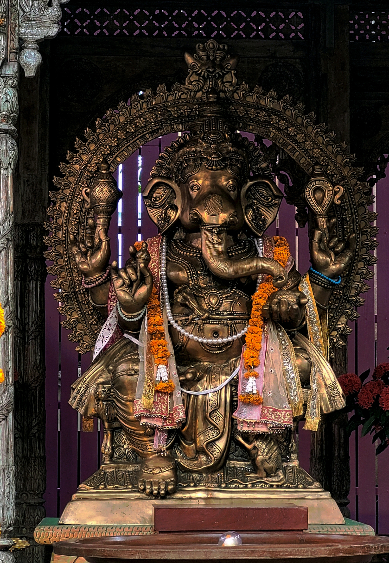 '지혜와 행운의 신' 가네샤(Ganesha).