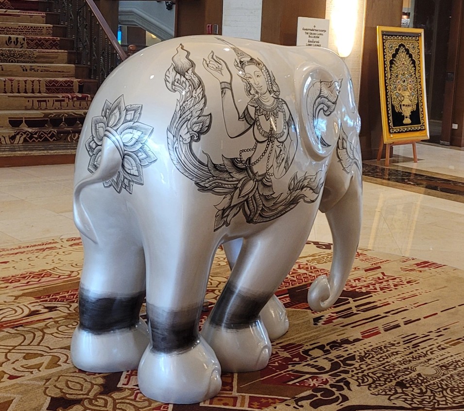 샹그릴라호텔 곳곳에도 코끼리.