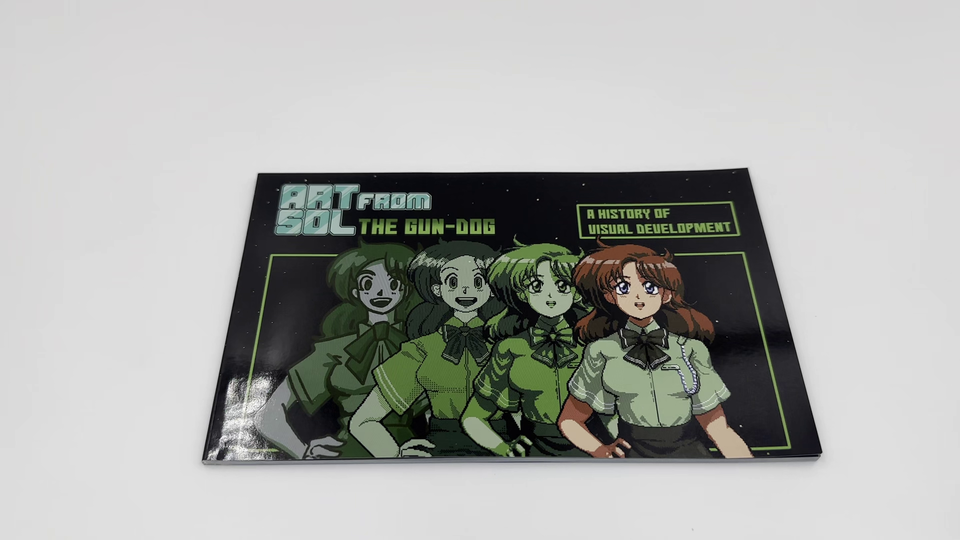 아트북 표지. 게임 내에서 선택 가능한 그래픽 모드의 변천사를 표지에 담았다.