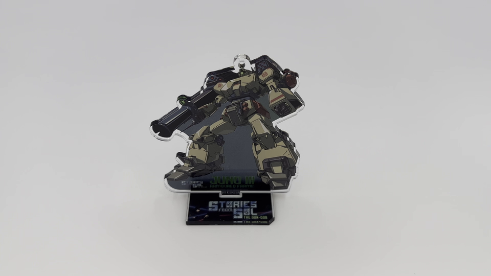 아크릴 굿즈에는 스탠드가 하나 밖에 없어 아쉬웠다.